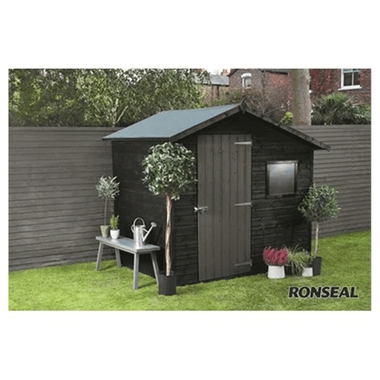 Ronseal One Coat Fence Life Tudor Black Oak 5L 4 Ronseal One Coat Fence Life Tudor Black Oak 5L - Image 2