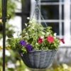 14'' Slate Faux Rattan Hanging Basket -Hozelock Lola Shop 898832 6020071 2 3 600 42545.1665133318