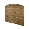 Forest Pressure Treated Decorative Dome Top Fence Panel