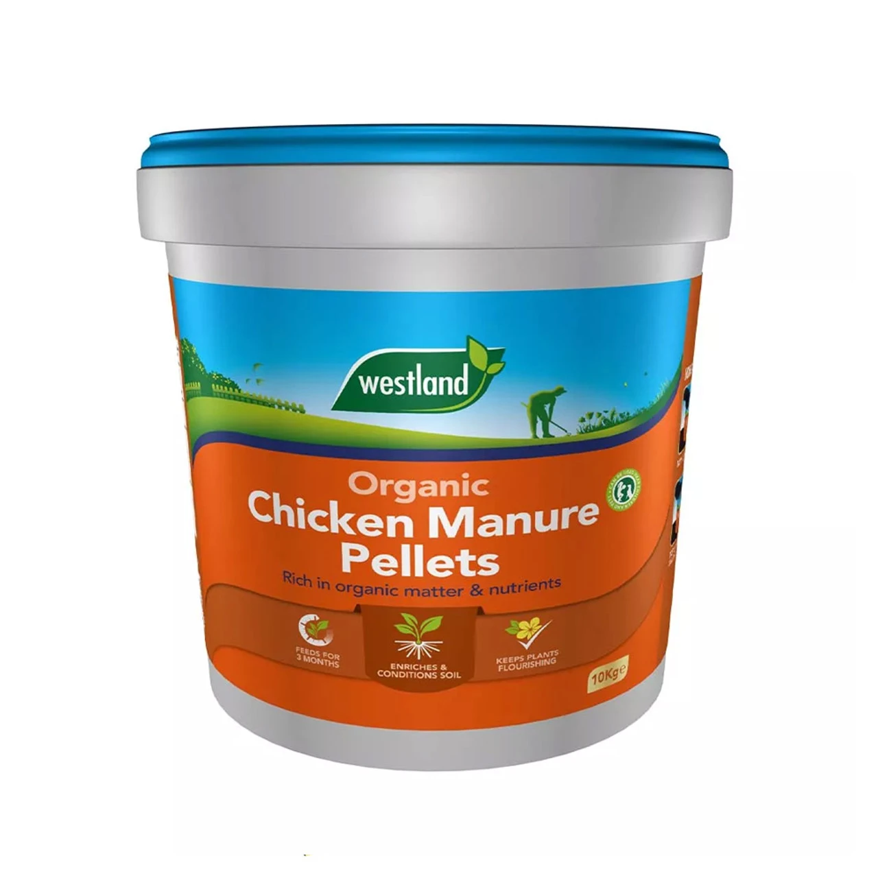 Westland Organic Chicken Manure Pellets 10L 3 Westland Organic Chicken Manure Pellets 10L