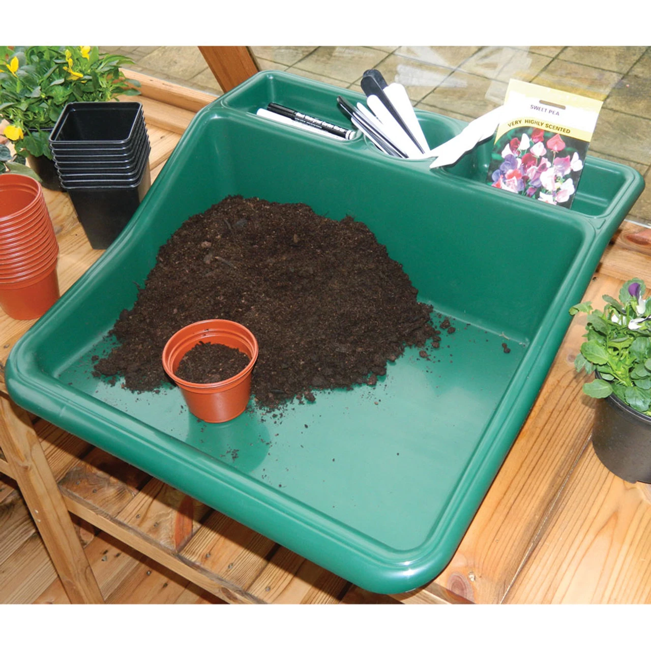 Compact Tidy Tray Green 3 Compact Tidy Tray Green - Image 2